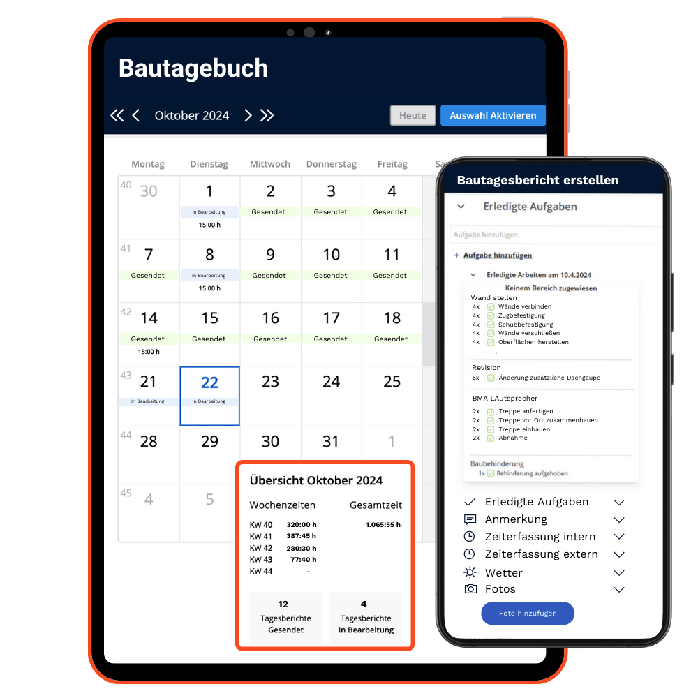 Bautagebuch Mockup Holzbau