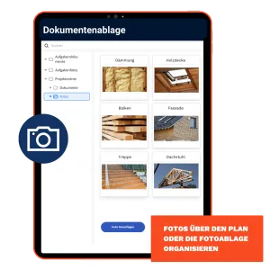 Dokumentenablage Mockup Holzbau
