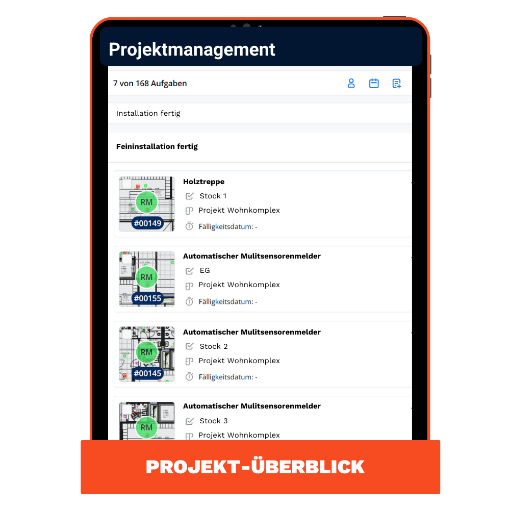 Projektmanagement Mockup Holzbau