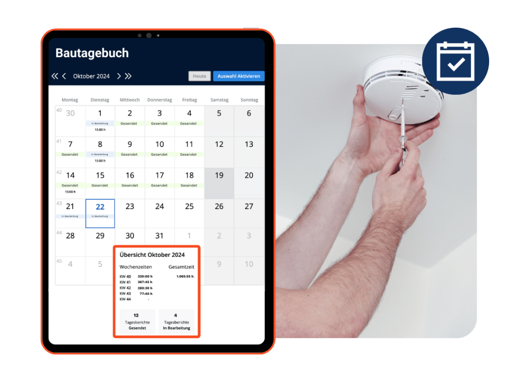 Bautagebuch Brandschutz