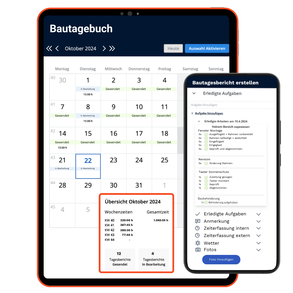 Bautagebuch Mockup Fensterbau