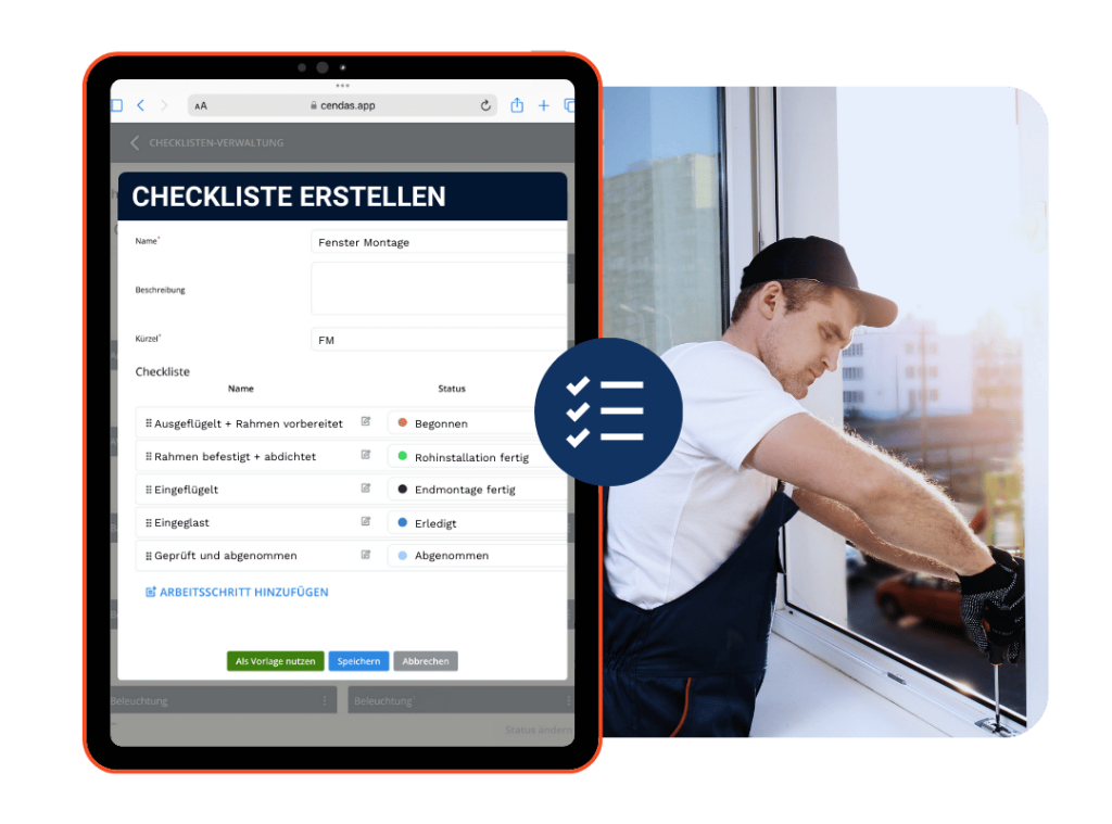 Checklisten Fensterbau