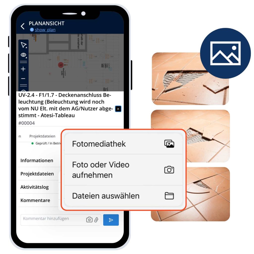 Fotodokumentation Mängel dokumentieren