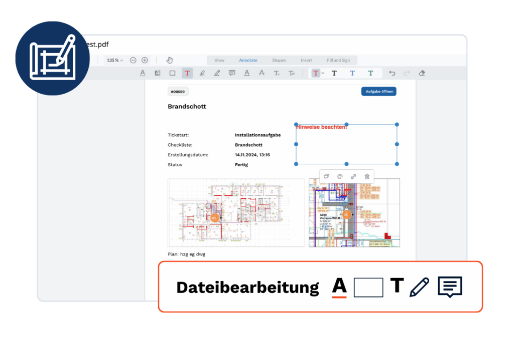 dokumente bearbeiten