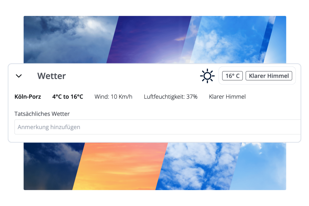 Bautagebuch Software Wetter img