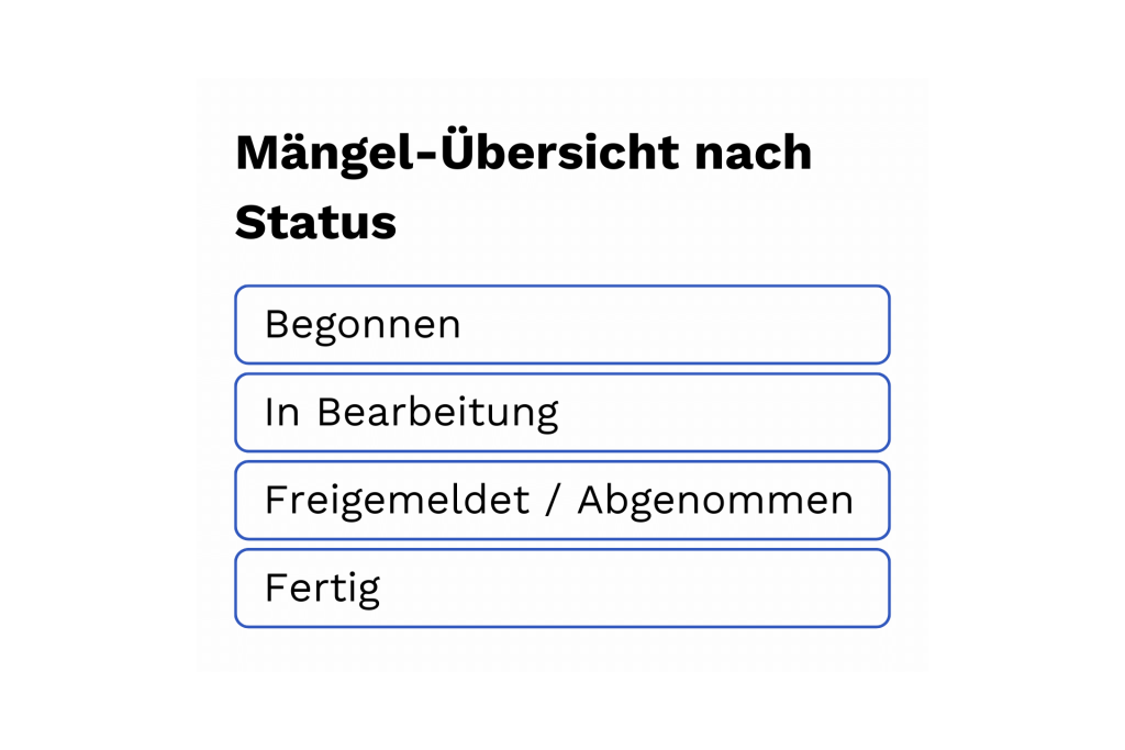 mängel übersicht status img