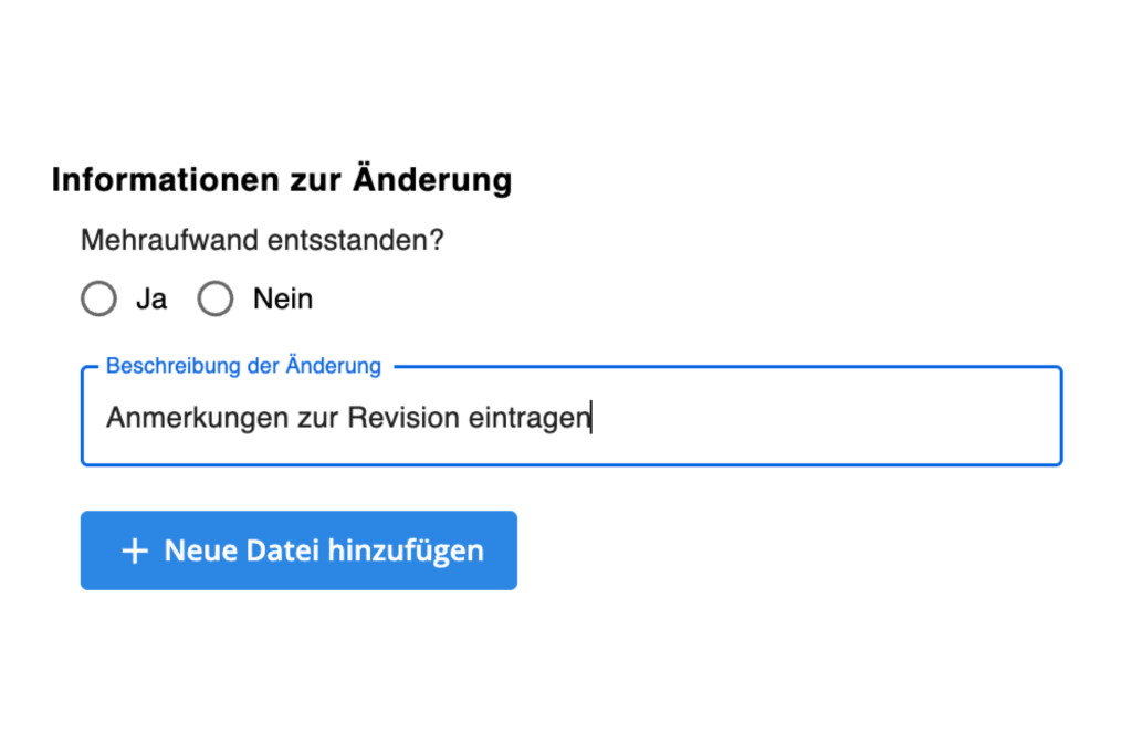 änderungen im plan festhalten img