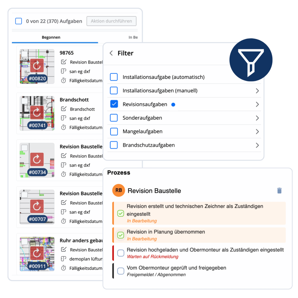 revision in echtzeit mit cendas