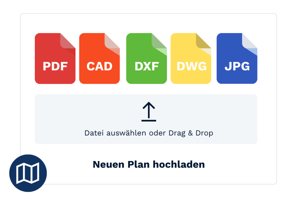 schritt 2 - neuen bauplan hochladen