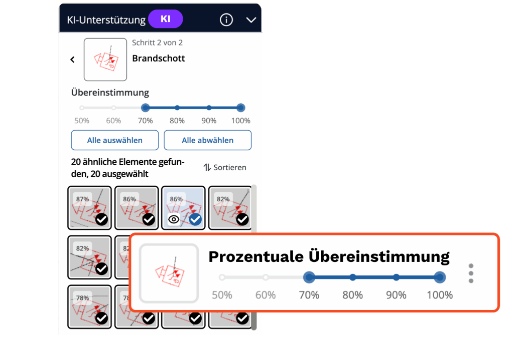 KI Plan Schritt 3 Analyse und Suche nach ähnlichen Komponenten
