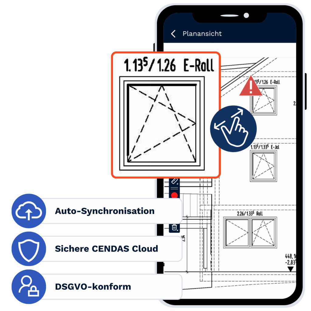 cendas app auf dem smartphone nutzen