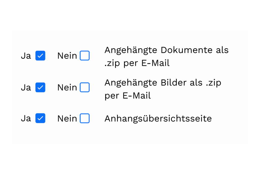 Anhänge in Berichten img