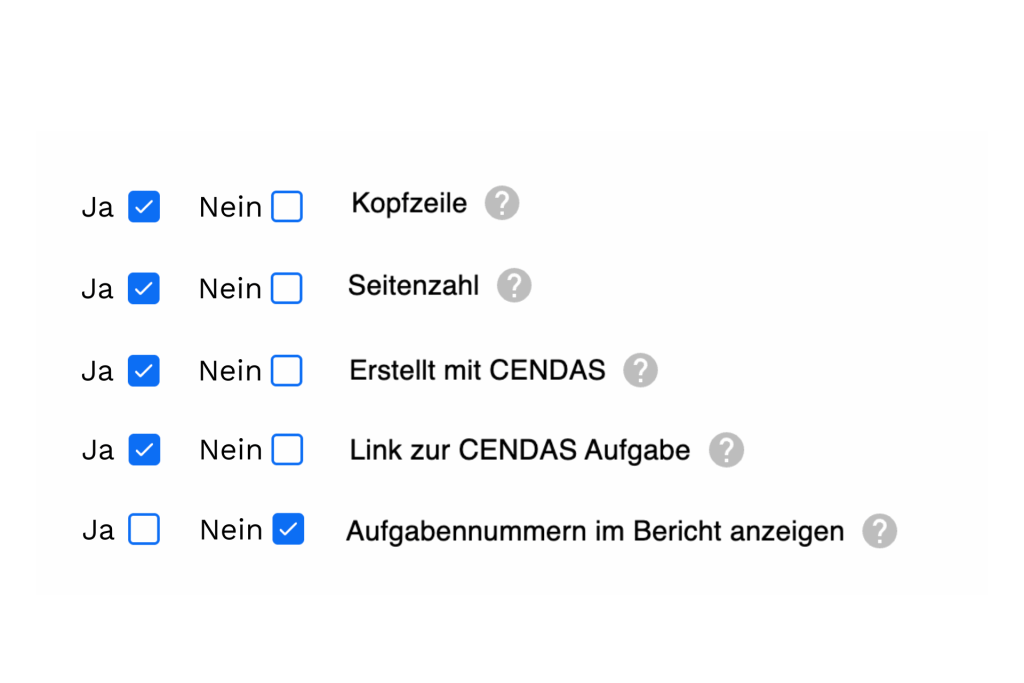 Formatierung Berichte img