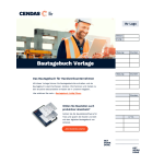Bautagebuch Vorlage