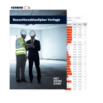 Bauzeitenplan Excel kostenlose Vorlage